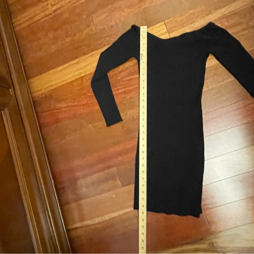 Obey Black Ribbed Knit Dress - Picture 8 of 8